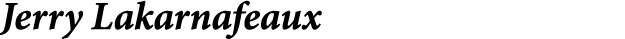 Jerry Lakarnafeaux