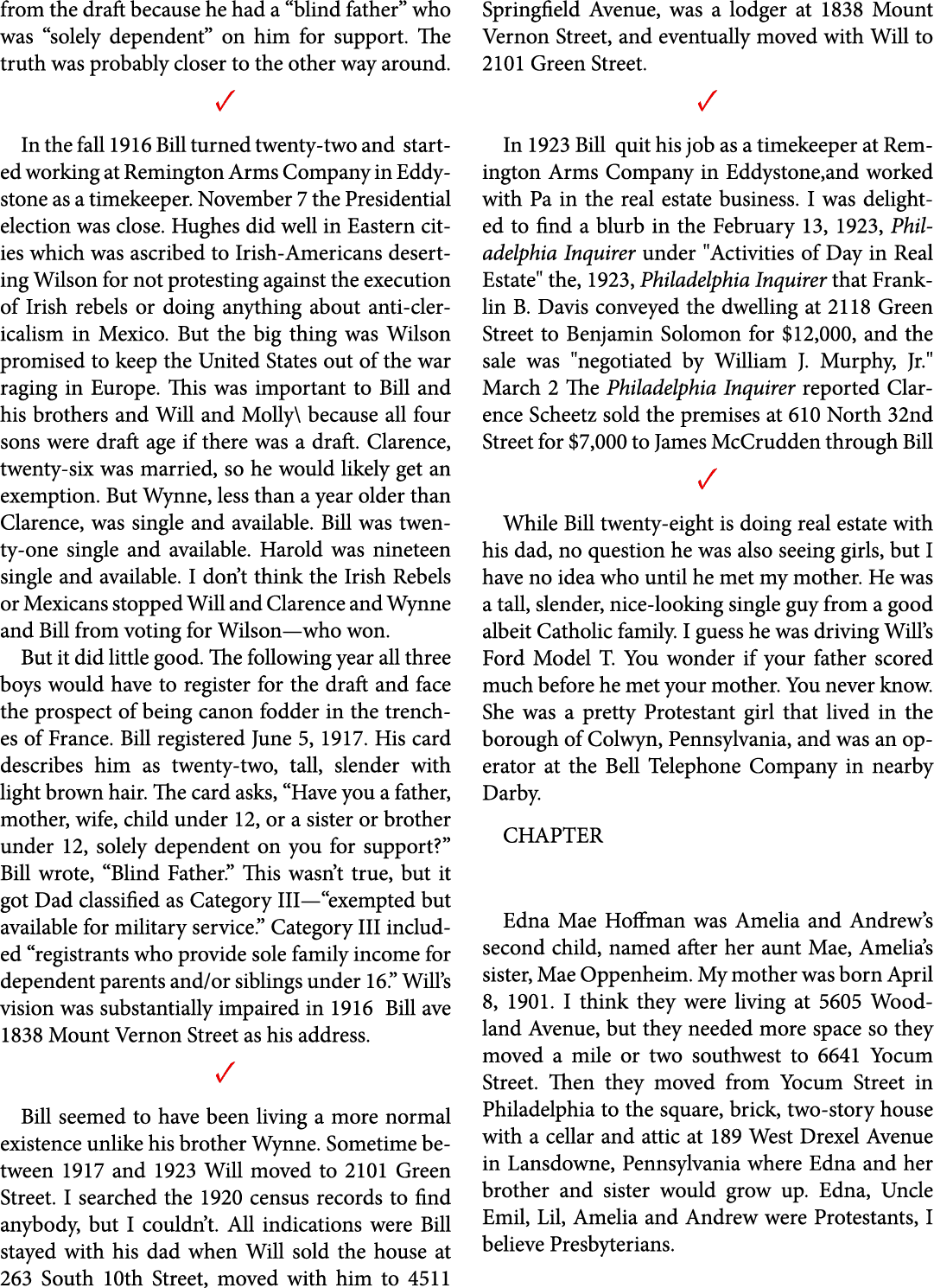 from the draft because he had a “﻿blind father” who was “solely dependent” on him for support. The truth was probably...