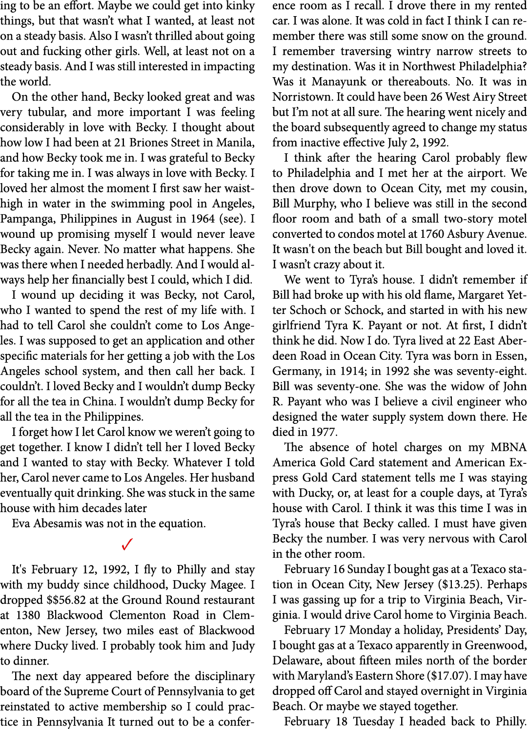 ing to be an effort. Maybe we could get into kinky things, but that wasn’t what I wanted, at least not on a steady ba...