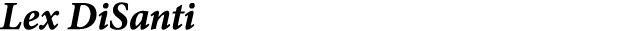 Lex DiSanti