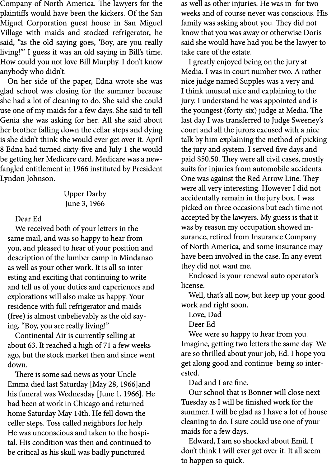 Company of North America. The lawyers for the plaintiffs would have been the kickers. Of the ﻿San Miguel Corporation ...