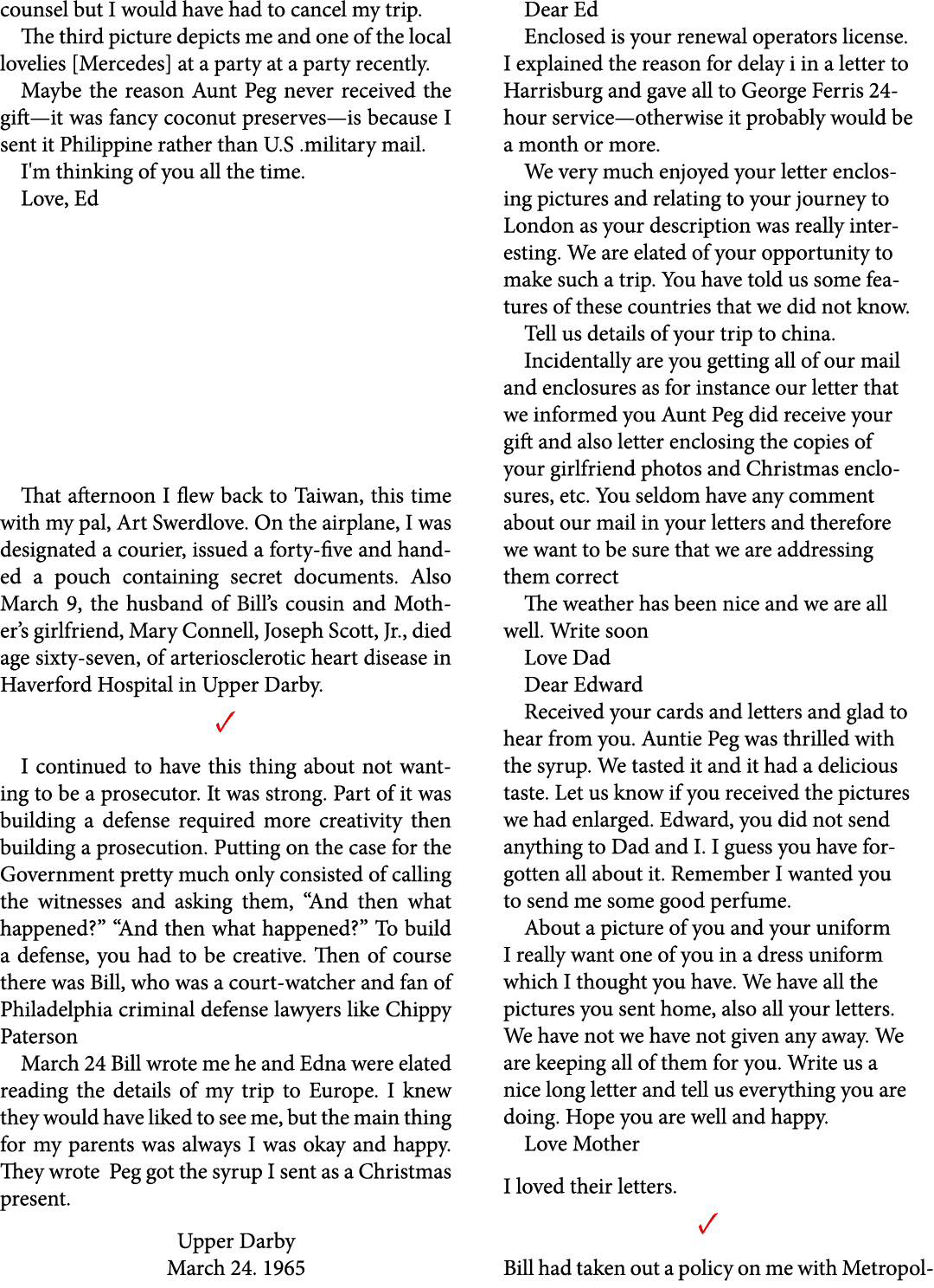 counsel but I would have had to cancel my trip. The third picture depicts me and one of the local lovelies [Mercedes]...