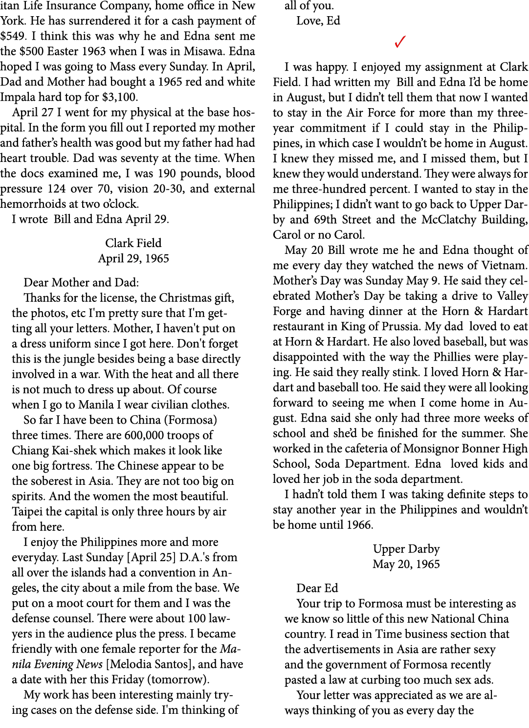 itan Life Insurance Company, home office in ﻿New York. He has surrendered it for a cash payment of $549. I think this...