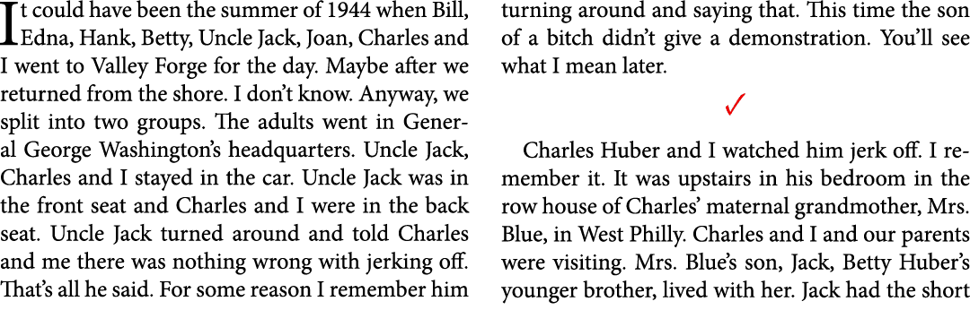 It could have been the summer of 1944 when Bill, Edna, Hank, Betty, Uncle Jack, Joan, Charles and I went to Valley Fo...