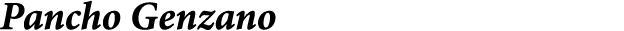 Pancho Genzano