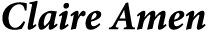 Claire Amen