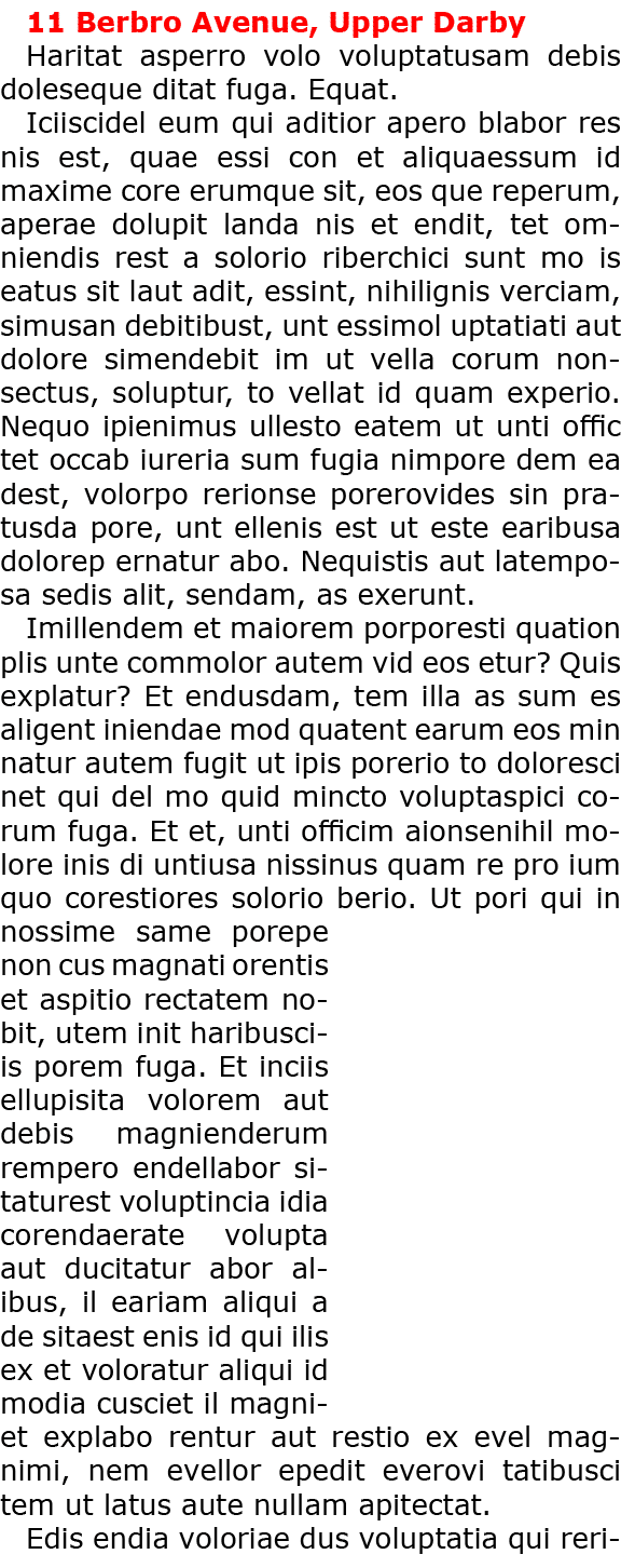 11 Berbro Avenue, Upper Darby Haritat asperro volo voluptatusam debis doleseque ditat fuga. Equat. Iciiscidel eum qui...