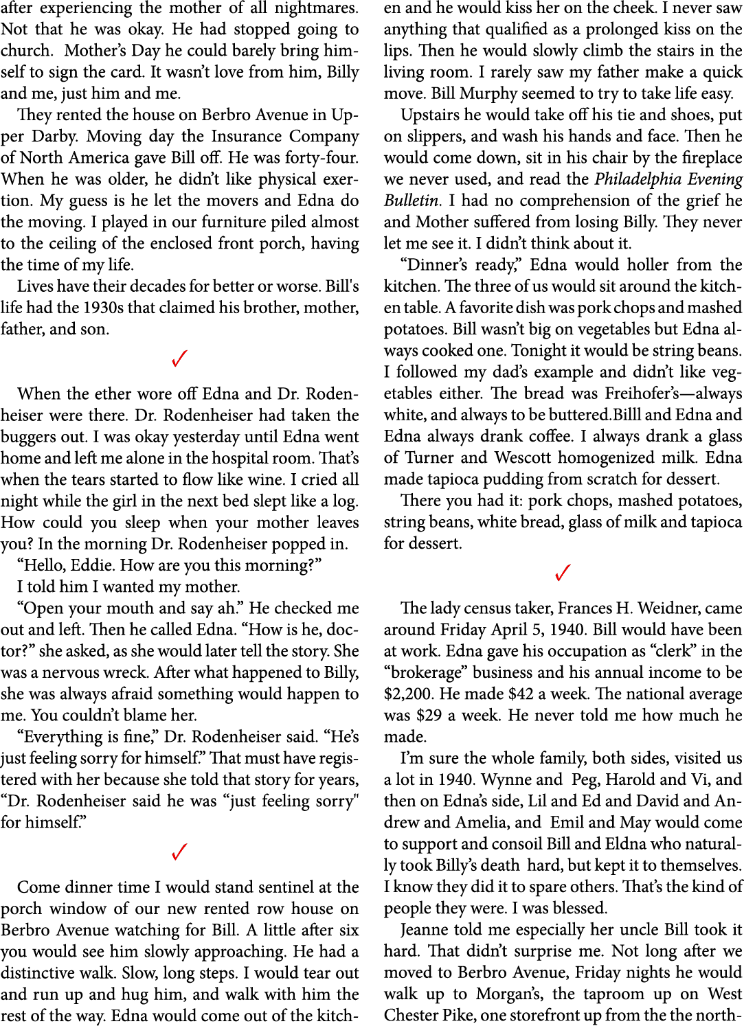 after experiencing the mother of all nightmares. Not that he was okay. He had stopped going to church. Mother’s Day h...