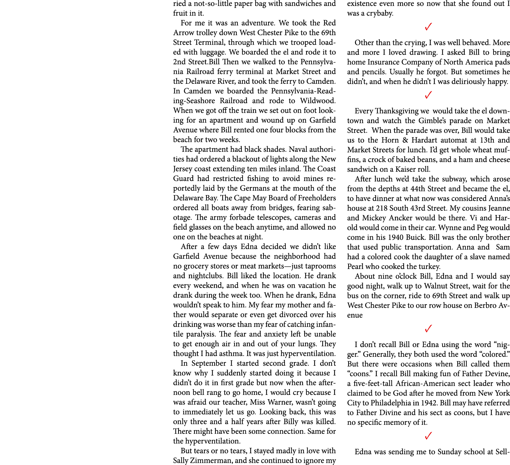 ried a not so little paper bag with sandwiches and fruit in it. For me it was an adventure. We took the ﻿Red Arrow tr...