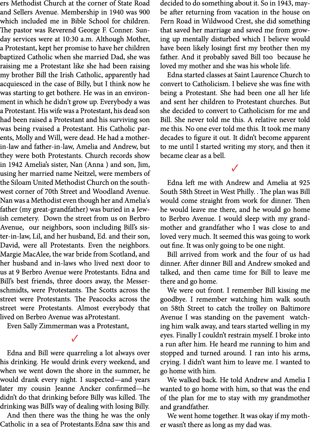 ers Methodist Church at the corner of State Road and ﻿Sellers Avenue. Membership in 1940 was 900 which included me in...