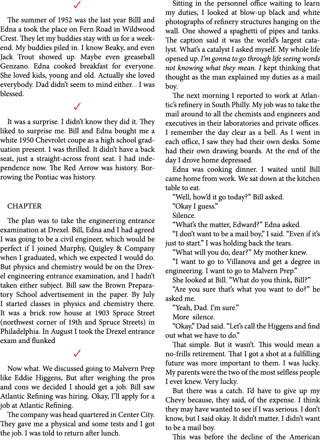 ✓ The summer of 1952 was the last year Billl and Edna a took the place on ﻿Fern Road in ﻿﻿﻿Wildwood Crest. They let m...