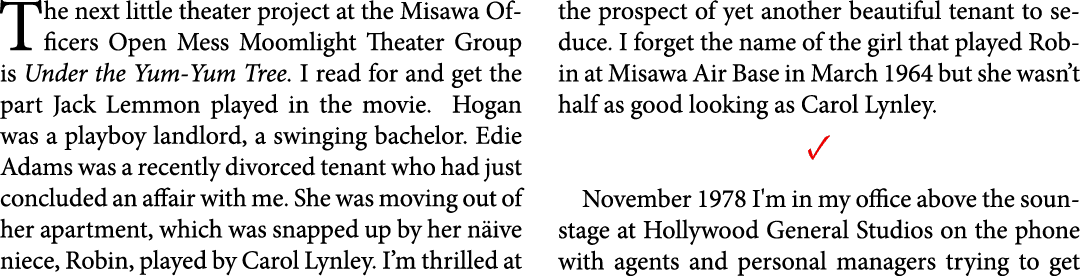 The next little theater project at the Misawa Officers Open Mess ﻿Moomlight Theater Group is ﻿Under the Yum Yum Tree....