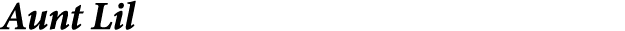 Aunt Lil