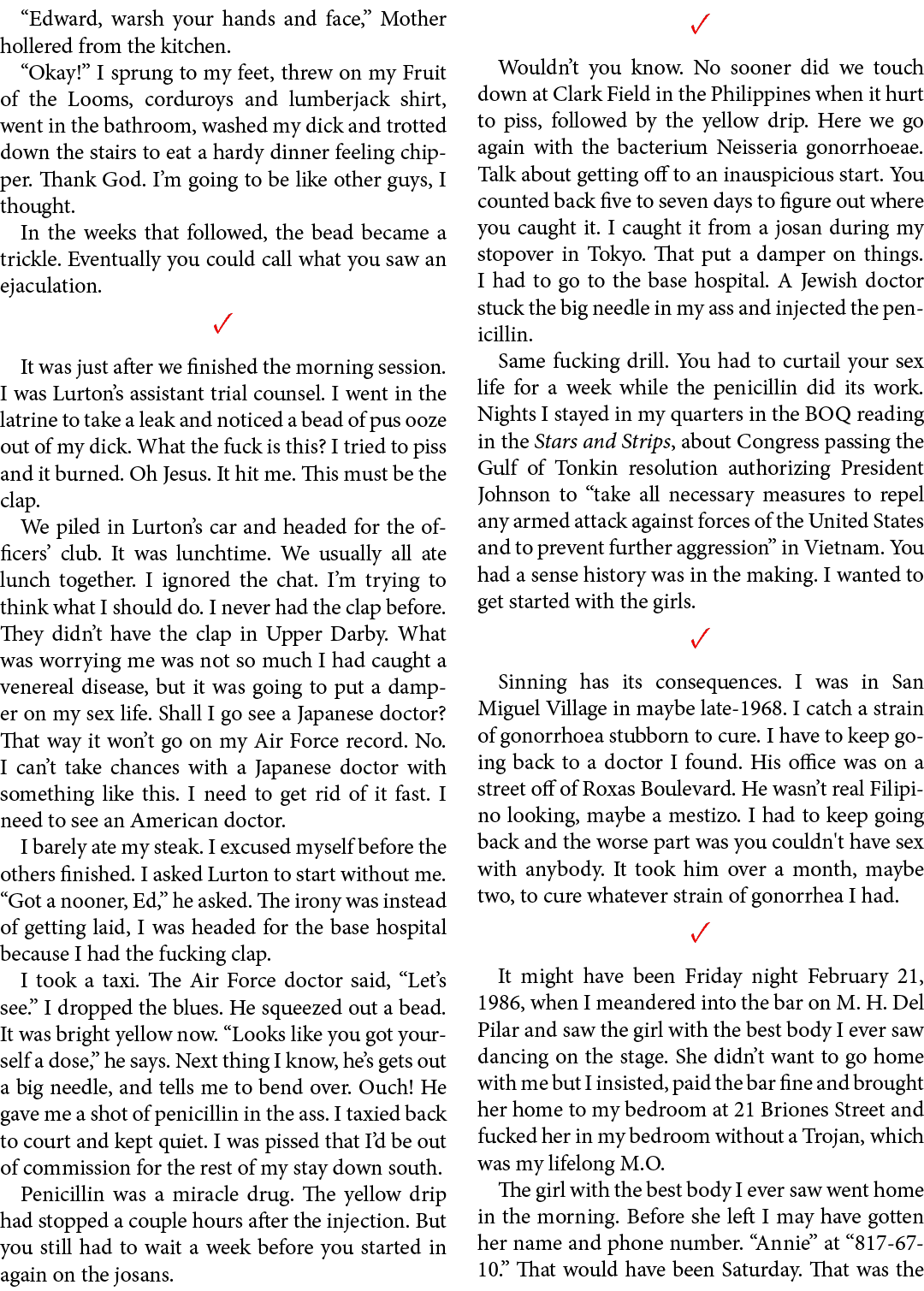 “Edward, warsh your hands and face,” Mother hollered from the kitchen. “Okay!” I sprung to my feet, threw on my ﻿Frui...
