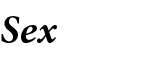 Sex
