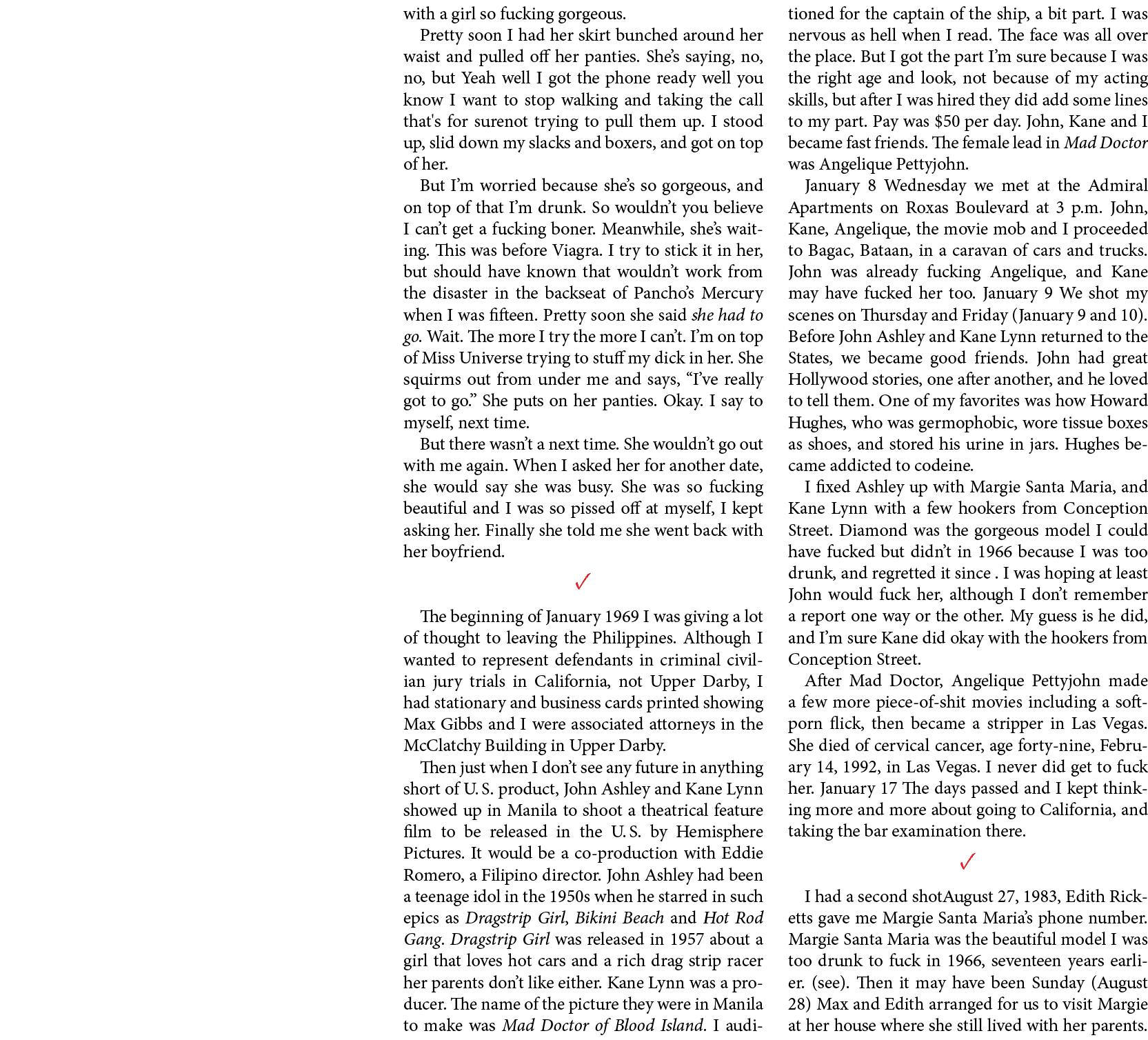 with a girl so fucking gorgeous. Pretty soon I had her skirt bunched around her waist and pulled off her panties. She...