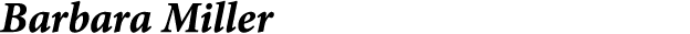 Barbara Miller