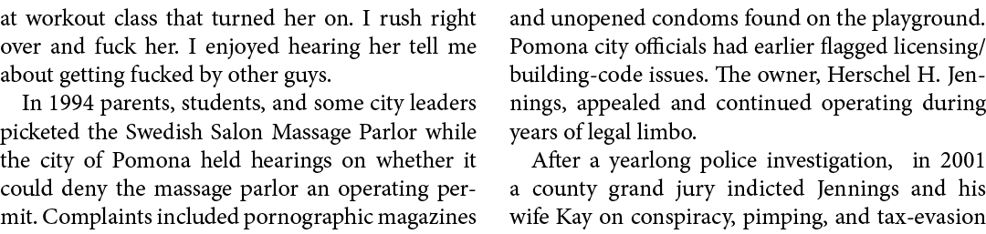 at workout class that turned her on. I rush right over and fuck her. I enjoyed hearing her tell me about getting fuck...