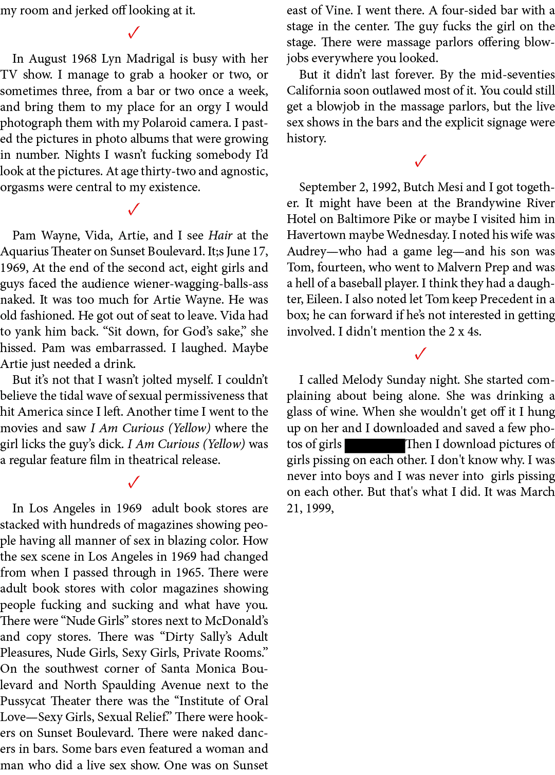 my room and jerked off looking at it. ✓ In August 1968 Lyn Madrigal is busy with her TV show. I manage to grab a ﻿hoo...