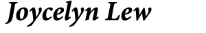  Joycelyn Lew