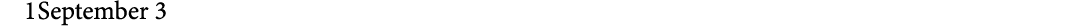﻿1 September 3