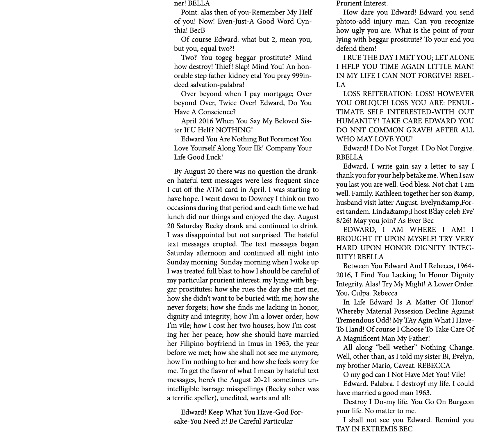 ner! BELLA Point: alas then of you Remember My Helf of you! Now! Even Just A Good Word Cynthia! BecB Of course Edward...