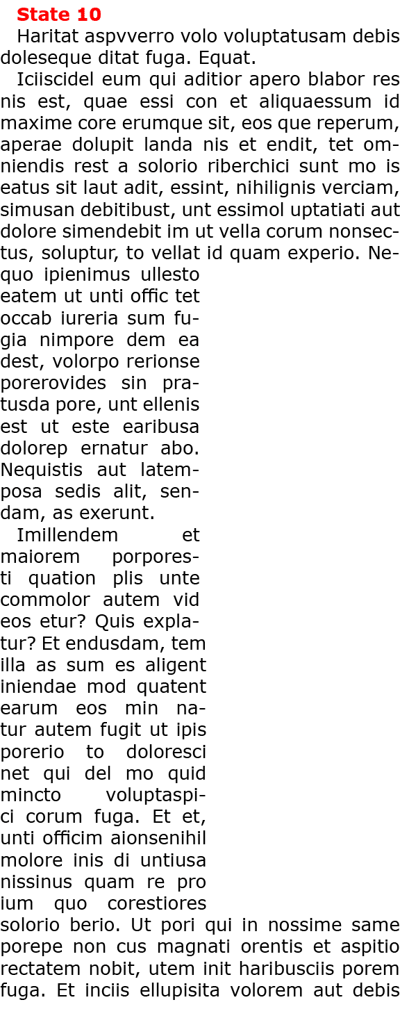 State 10 Haritat aspvverro volo voluptatusam debis doleseque ditat fuga. Equat. Iciiscidel eum qui aditior apero bla...