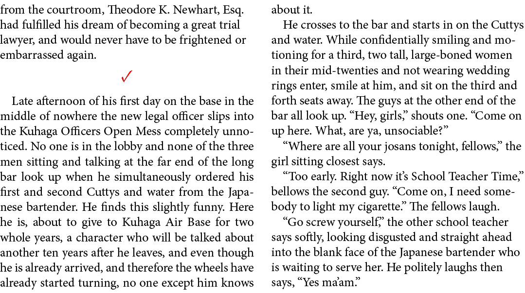 from the courtroom, Theodore K. Newhart, Esq. had fulfilled his dream of becoming a great trial lawyer, and would nev...